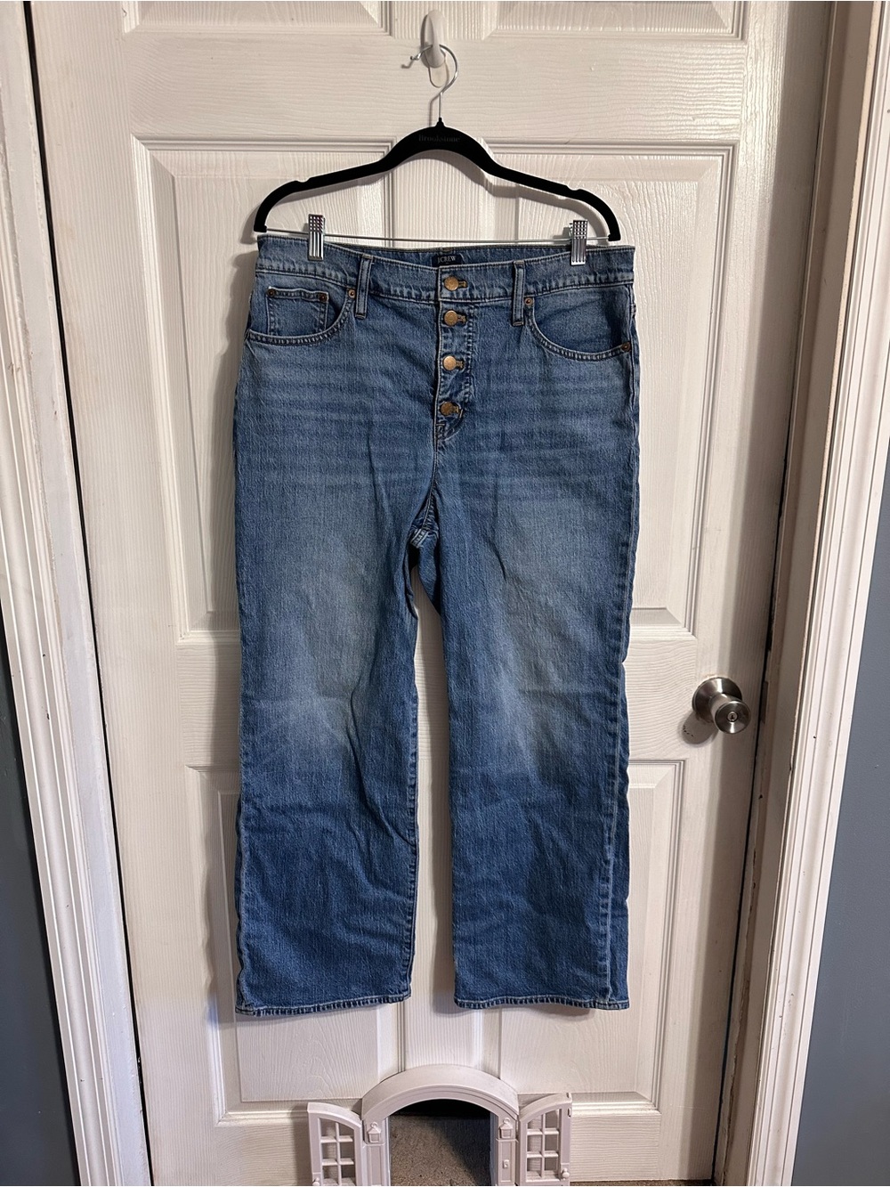 J. Crew Full Length Wide Leg Jeans
